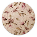 Obraz drewniany UN Designs - Soft Magnolia - Okrągły