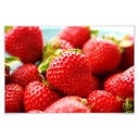 Poster Erdbeeren aus dem Garten