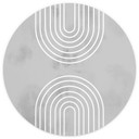 1X Studio - Archs in Ice - Fototapeta okrągła - tapeta flizelinowa/tapeta flizelinowa samoprzylepna