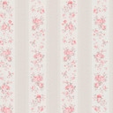 Floral beige white - włókninowa tapeta Country House A.S. Création - matowa i lekko teksturowana