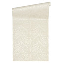 Versace Tapet Barocco Blomster Cream, Metallisk