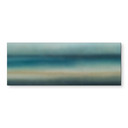Wandbild Rotko Blush - Türkiser Horizont - Sir Edward x Grigory Gladarev - Alu-Dibond Panorama