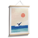 Poster Walvis in de zee - Rivers