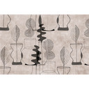 Fotomural Paredes de Patel 3 Pablo`S Habitación 1 beige, gris, negro
