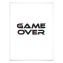 Plakat Game Over - efekt usterki