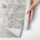 Scandinavisch design wilde bloemenweide met vlinders Fotobehang - Ms Tiff