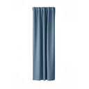 Homing Fertigschal mit verdeckten Schlaufen Galdin bleu -  2,45 x 1,4 m