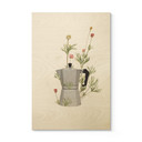 Plakat drewniany Frida Floral Studio - Mocha Floral