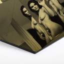 Hexagon - Alu-Dibond goud effect Kornienko - In the Mirror