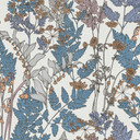 Architects Paper Floral Impression - Papier peint intissé fleuris, bleu