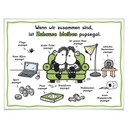 Poster Sheepworld - Zuhause bleiben pupsegal