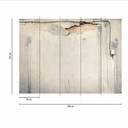 Fototapeta Industrial OldWall w kolorze szarokremowym - włóknina Designwalls 2 - 2,55 x 3,5 m