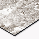 Keukenachterwand bos met boslandschap in beige - Ms Tiff