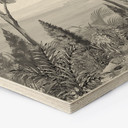 Houten Wanddecoratie Idyllisch plantenlandschap - Ms Tiff