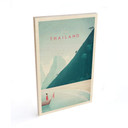 Plakat drewniany Rivers - Tajlandia