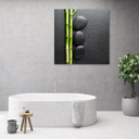Canvasbillede, Bambus Zen Stones Wellness