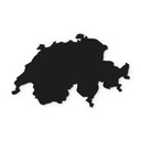 Akrylowa mapa dekoracyjna Szwajcarii