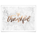 Plakat o wyglądzie miedzi - Thankful
