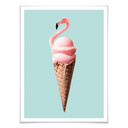 Plakat Loose - Lody Flamingo