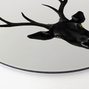 Wandcirkel Alu-Dibond - Ireland - Black Deer