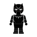 Sticker mural Gomes - Black Panther