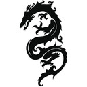 Sticker mural - Dragon