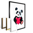 Plakat panda z sercem