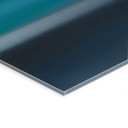 Acrylglasbild Rotko Veil - Blauer Horizont - Sir Edward x Grigory Gladarev - Panorama