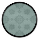 Plakat Próbki Marrakech Green - Bloomery Decor - Okrągły