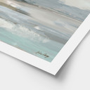 Poster Zacht Kustlandschap Grijs - Cheney