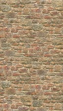 Papier peint mur de pierres orange rouge - papier peint intissé Industrial Livingwalls - mat et liss