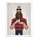 Plakat Brown - Lumbersexual