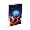 Plakat drewniany Cyber City Bangkok - Takkar