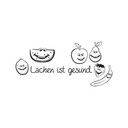 Wandtattoo Lachen ist gesund