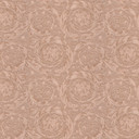 Versace fleecetapet Vasmara barok metallic med ornamenter, kobber
