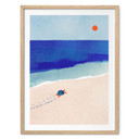 Poster Liten sköldpadda vid havet - Rivers