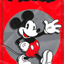 Non-woven tapet - Mickey American Classic - 100 x 250 cm