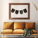 Drewniane litery Pennant - pojedyncze litery