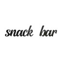 3D Schriftzug Snack Bar - Acryldeko für die Küche