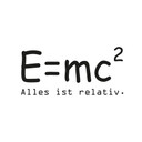 Wandtattoo E=mc² - Alles ist relativ.