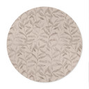 Plakat Plant Delicate Watercolour Leaves - Soft Grey - Bloomery Decor - okrągły