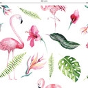 Kvilis tapet med mønster - Tropicana-Flamingo 02