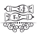 Wandtattoo Salz- und Pfefferstreuer