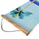Textielposter Vakantiestrand met palmboom - Rivers