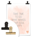 Plakat Confetti & Cream - Take Time