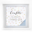 Folia ochronna Confetti & Cream - konfetti to zawsze dobry pomysł