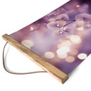 Obraz z tkaniny Delikatna orchidea w kolorze fioletowym - Treechild