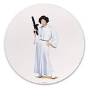 Tableau sur alu-Dibond rond Tohmé - Leia