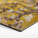 Hexagone - Tableau sur alu-Dibond van Gogh - Amandier en fleurs jaune