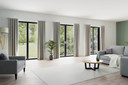 Homing Vorhang Galdin mit verdeckten Schlaufen beige -  2,45x1,40 m